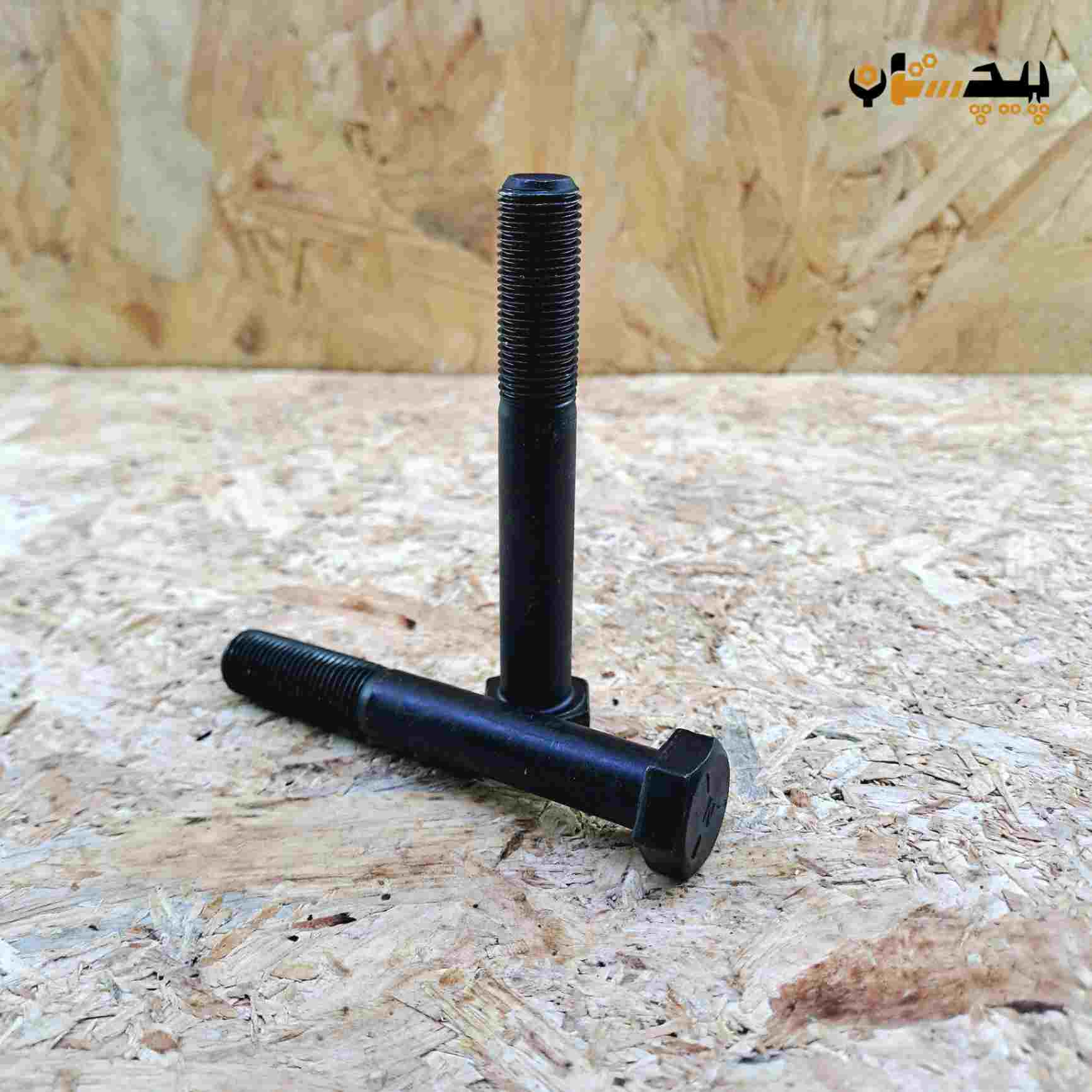 پیچ آچارخور نیم رزوه دنده ریز اینچی  سایز "1/2 طول "1/2-3 (معادل میلیمتر 90×12.5)