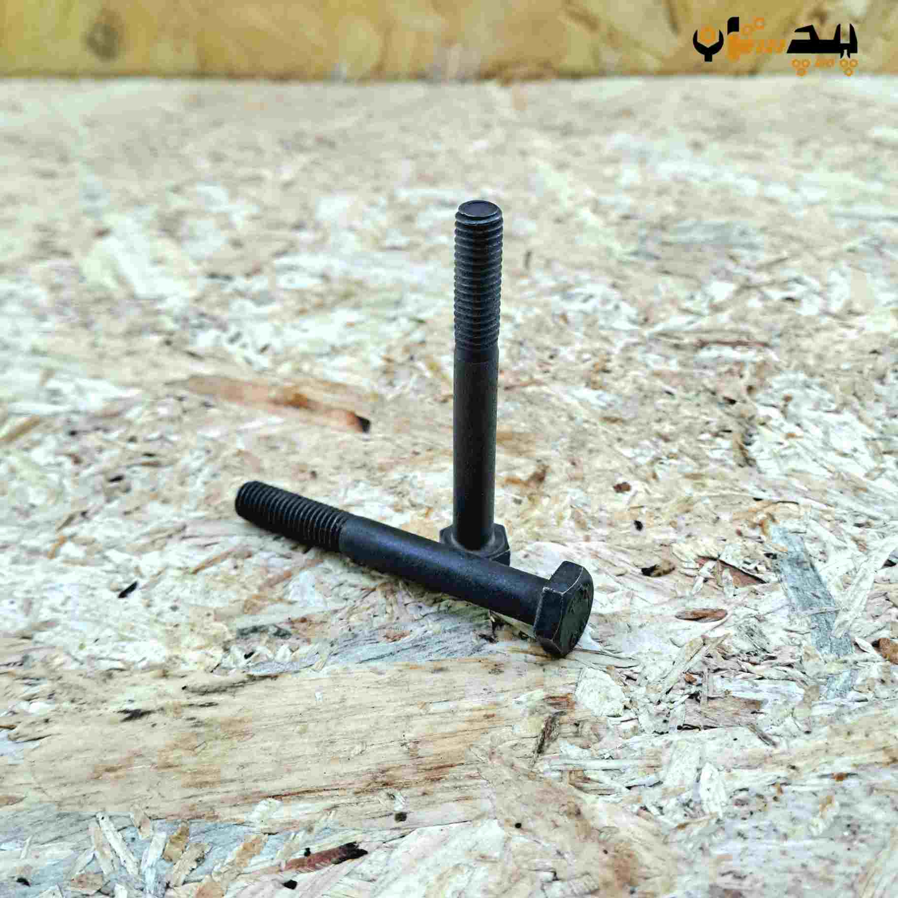 پیچ آچارخور نیم رزوه دنده ریز اینچی  سایز "1/4 طول "2 (معادل میلیمتر 50×6)