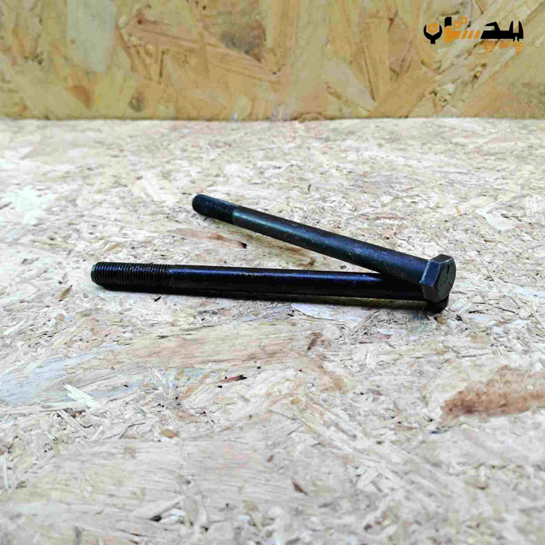 پیچ آچارخور نیم رزوه دنده ریز اینچی  سایز "3/8 طول "5 (معادل میلیمتر 125×9.5)