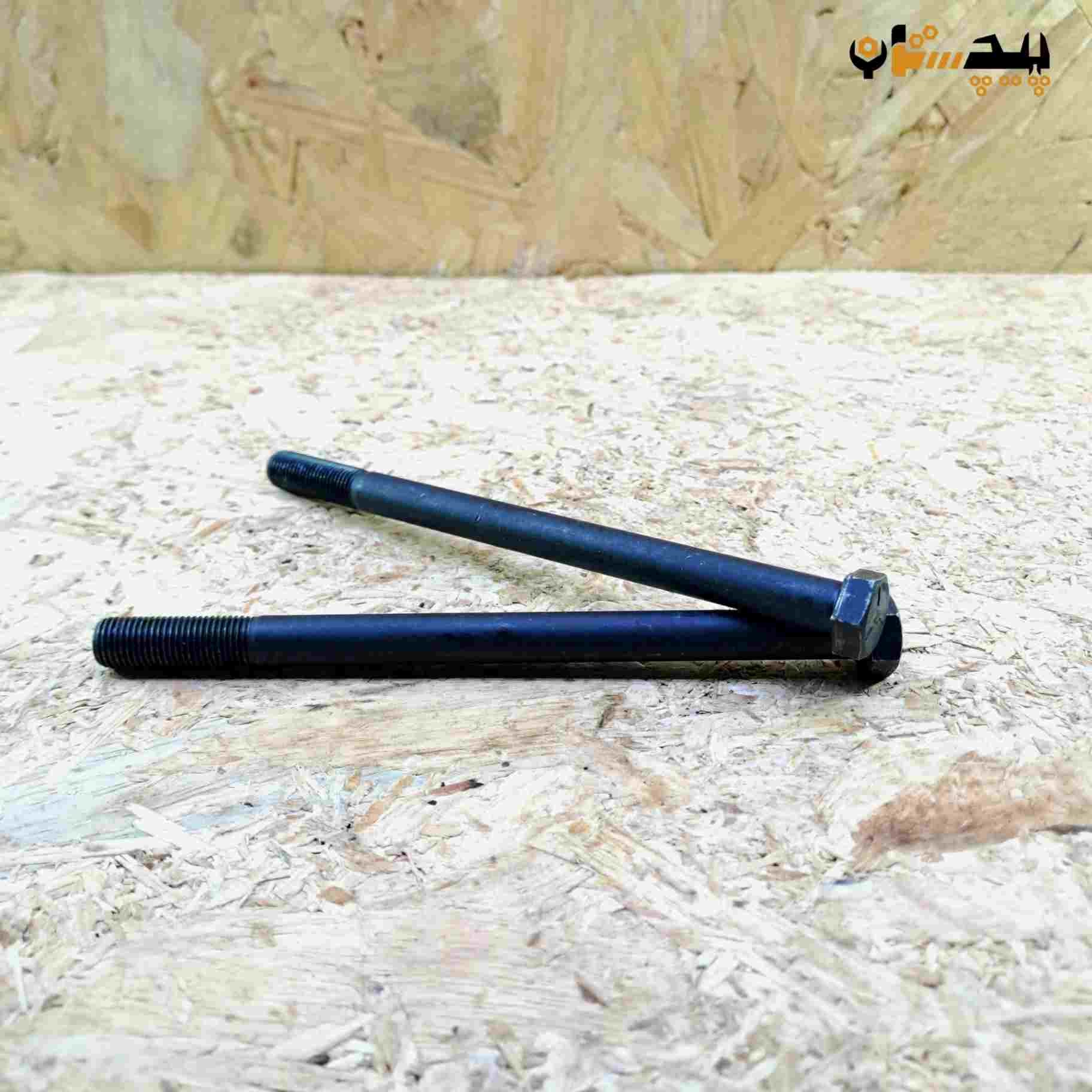 پیچ آچارخور نیم رزوه دنده ریز اینچی  سایز "3/8 طول "1/2-5 (معادل میلیمتر 140×9.5)