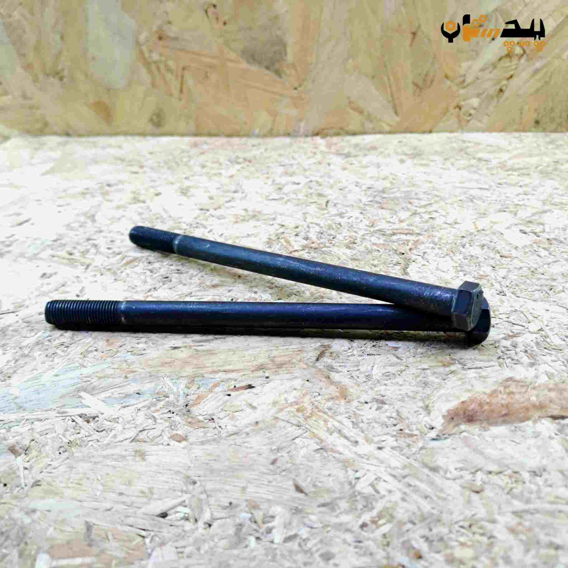 پیچ آچارخور نیم رزوه دنده ریز اینچی  سایز "3/8 طول "6 (معادل میلیمتر 150×9.5)