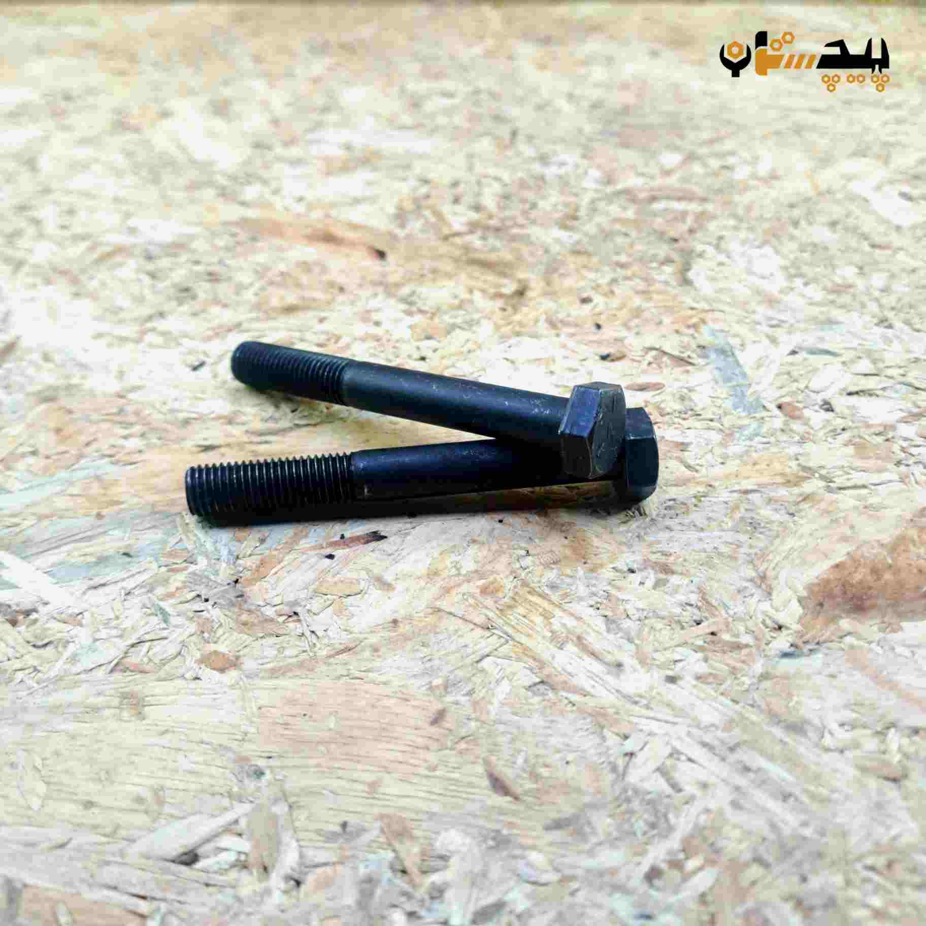 پیچ آچارخور نیم رزوه دنده ریز اینچی  سایز "5/16 طول "1/2-2 (معادل میلیمتر 63×8)