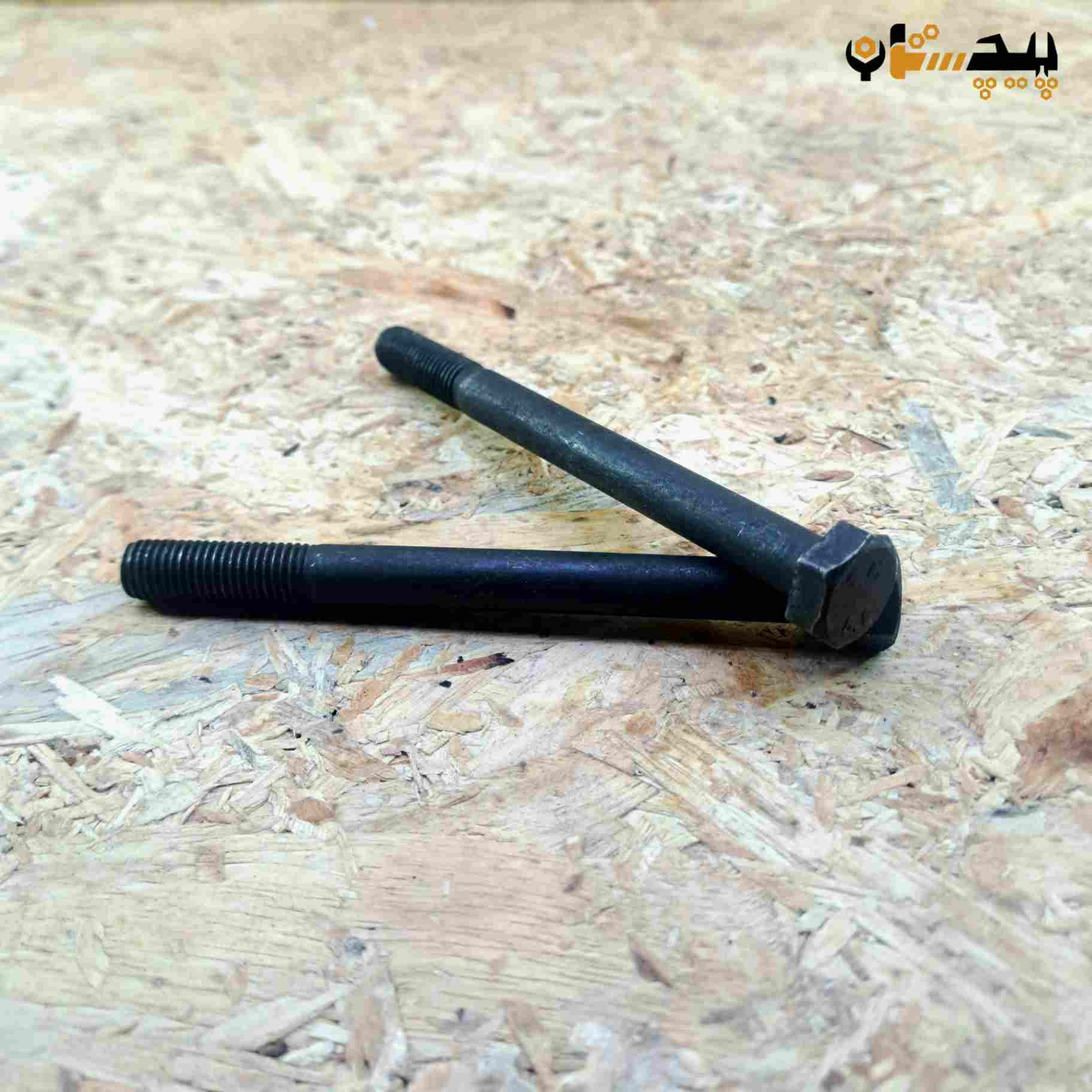 پیچ آچارخور نیم رزوه دنده ریز اینچی  سایز "5/16 طول "1/2-3 (معادل میلیمتر 90×8)