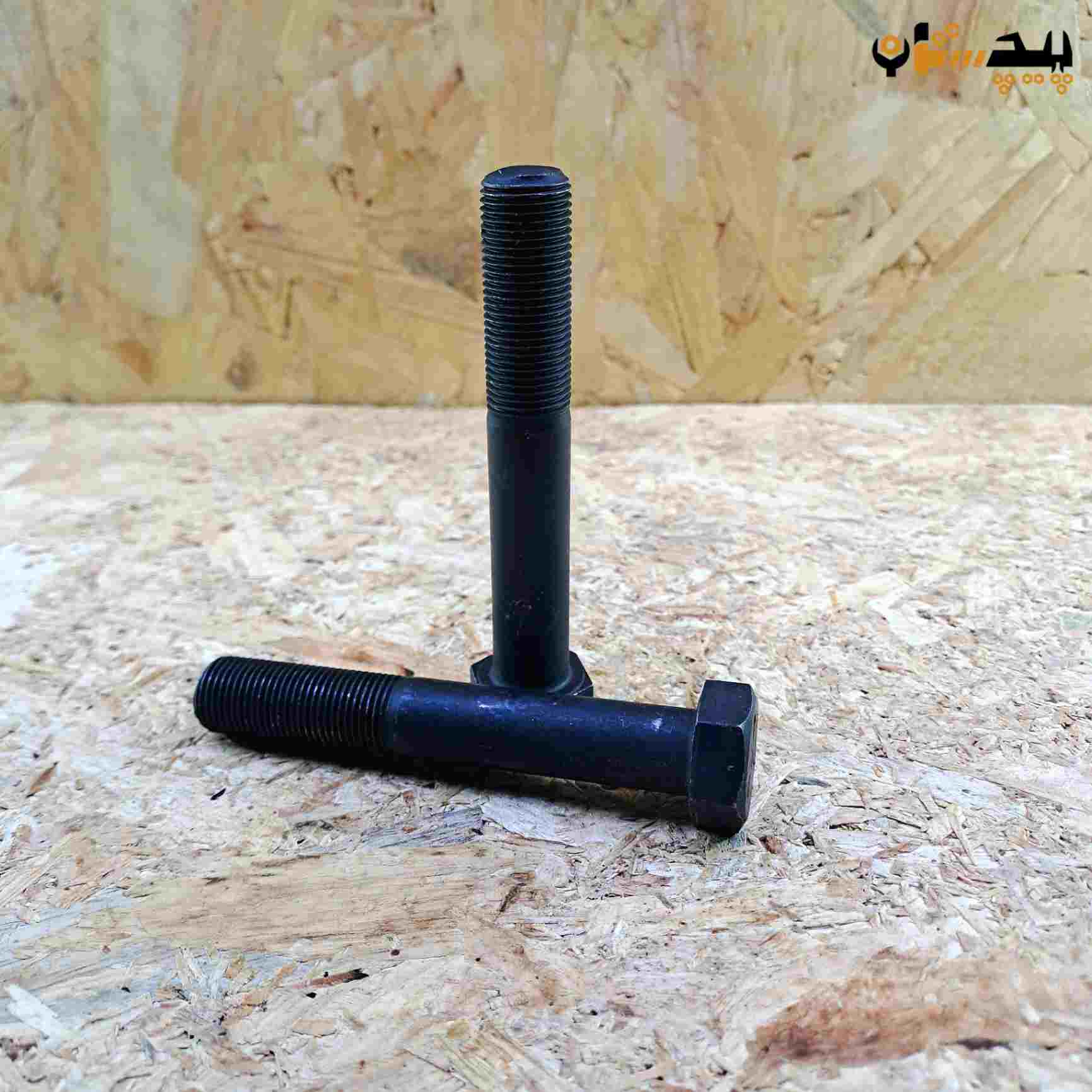 پیچ آچارخور نیم رزوه دنده ریز اینچی  سایز "5/8 طول "4 (معادل میلیمتر 100×16)