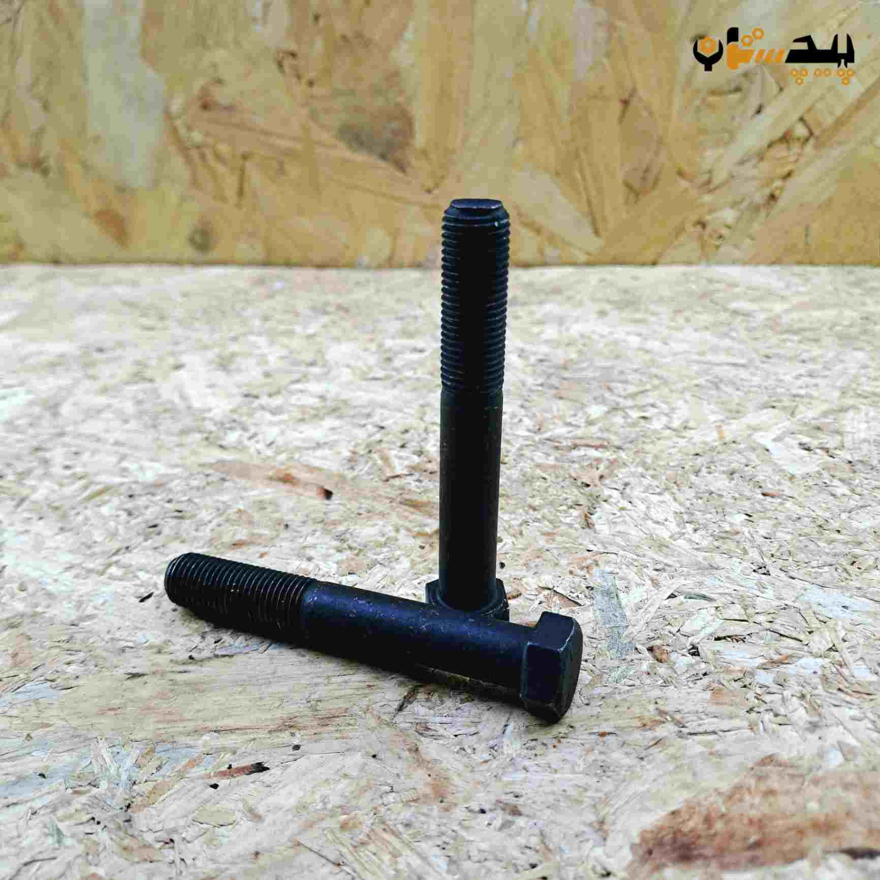 پیچ آچارخور نیم رزوه دنده ریز اینچی  سایز "7/16 طول "3 (معادل میلیمتر 75×11)