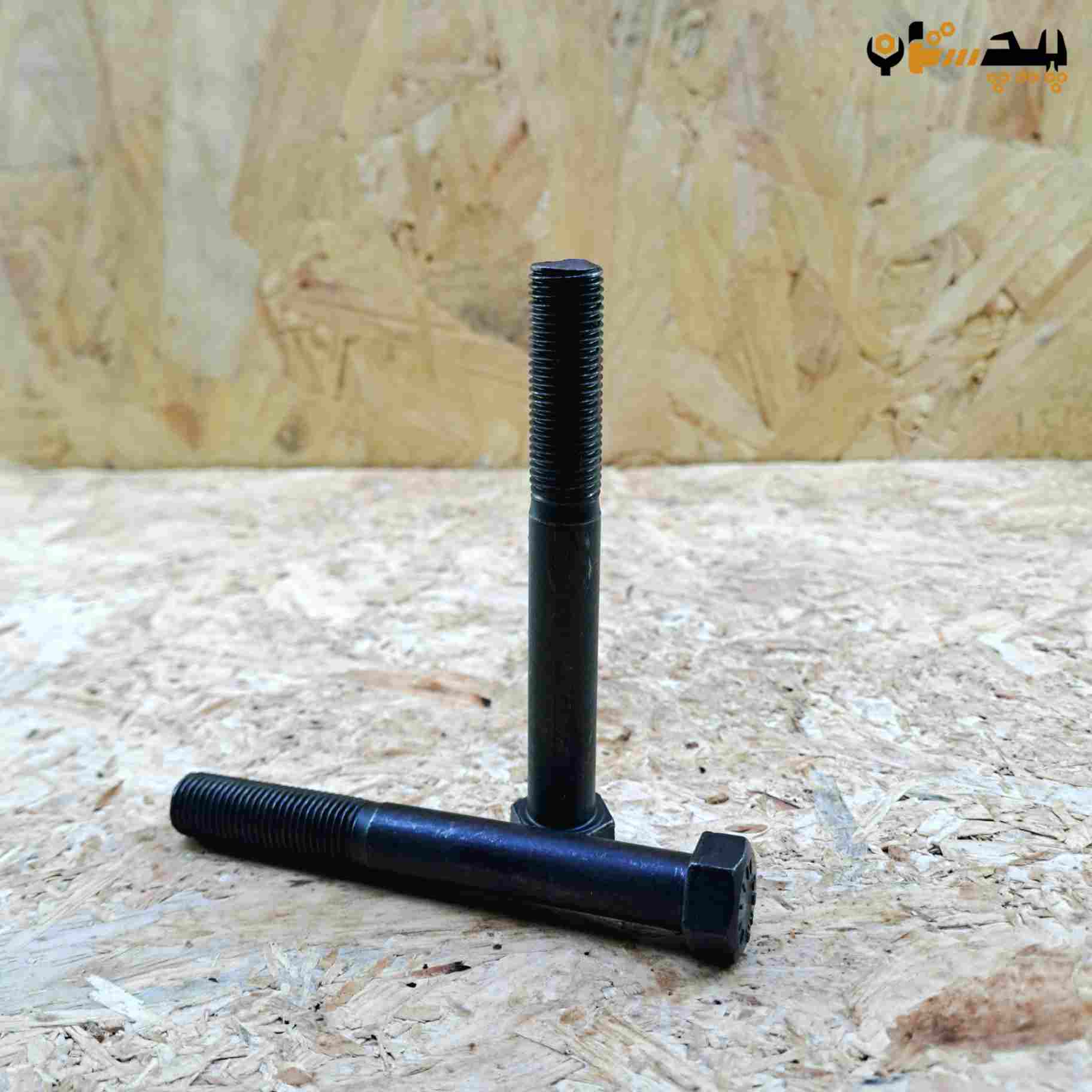 پیچ آچارخور نیم رزوه دنده ریز اینچی  سایز "7/16 طول "1/2-3 (معادل میلیمتر 90×11)