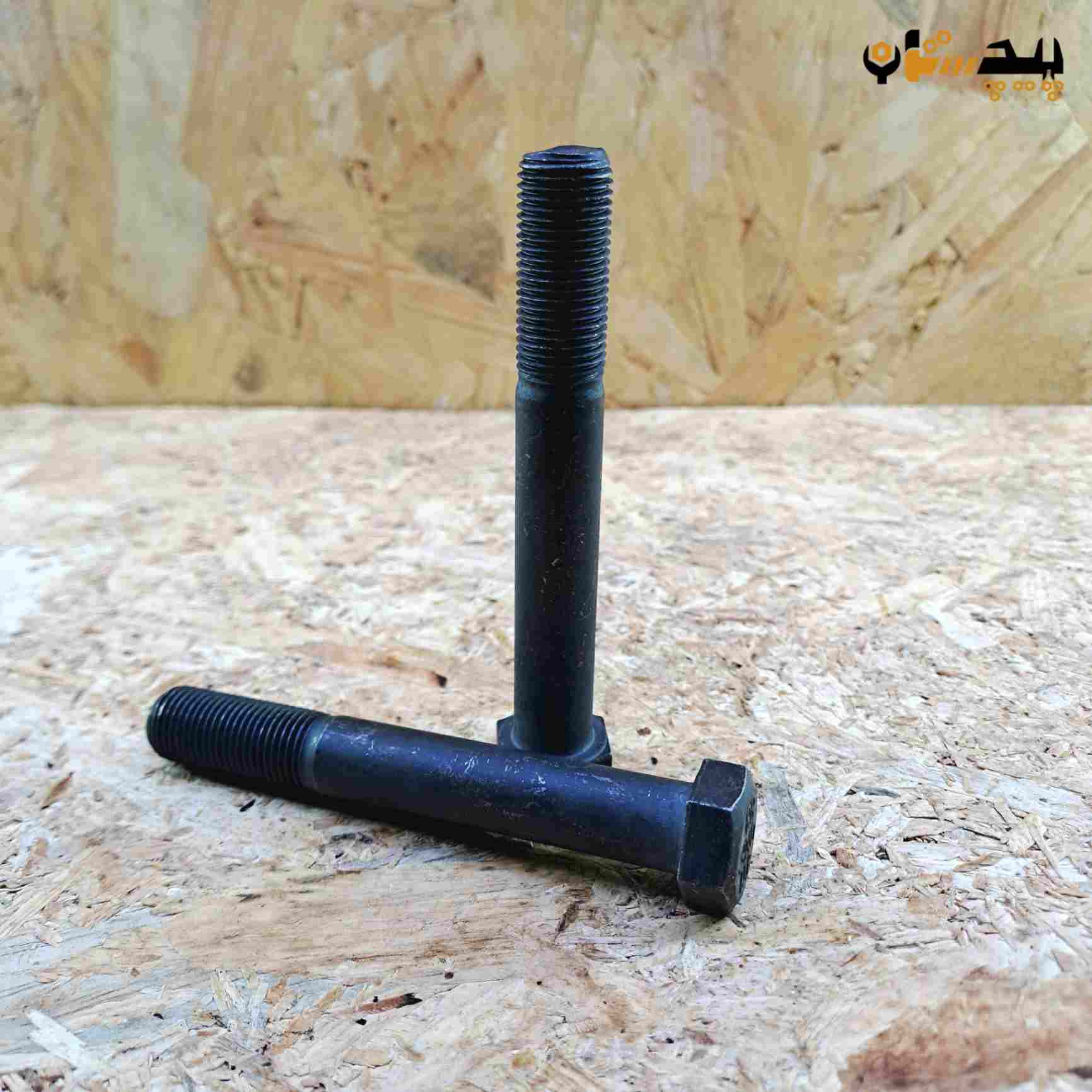 پیچ آچارخور نیم رزوه دنده ریز اینچی  سایز "9/16 طول "4 (معادل میلیمتر 100×14)