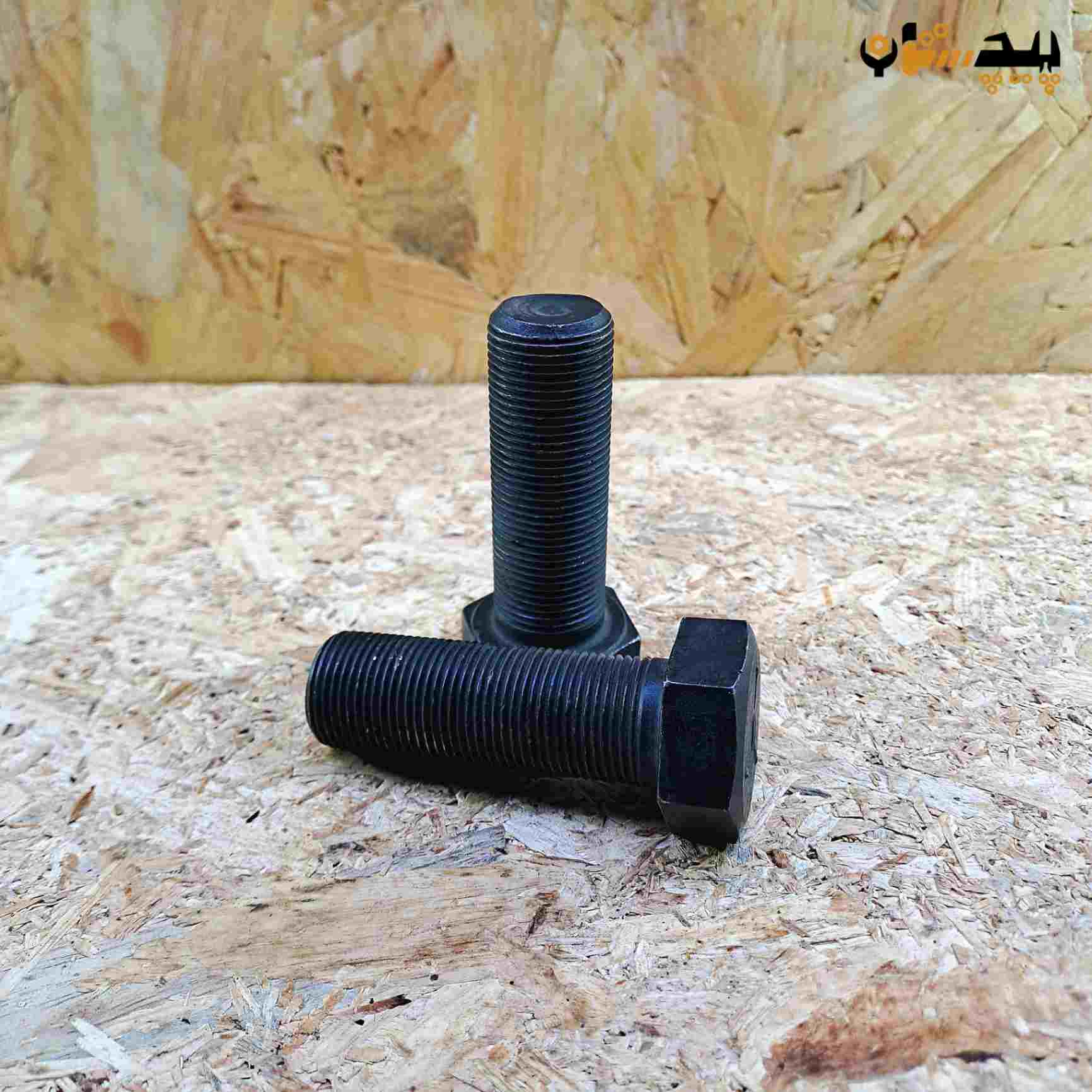 پیچ آچارخور تمام رزوه دنده ریز اینچی  سایز "1 طول "3 (معادل میلیمتر 75×25)