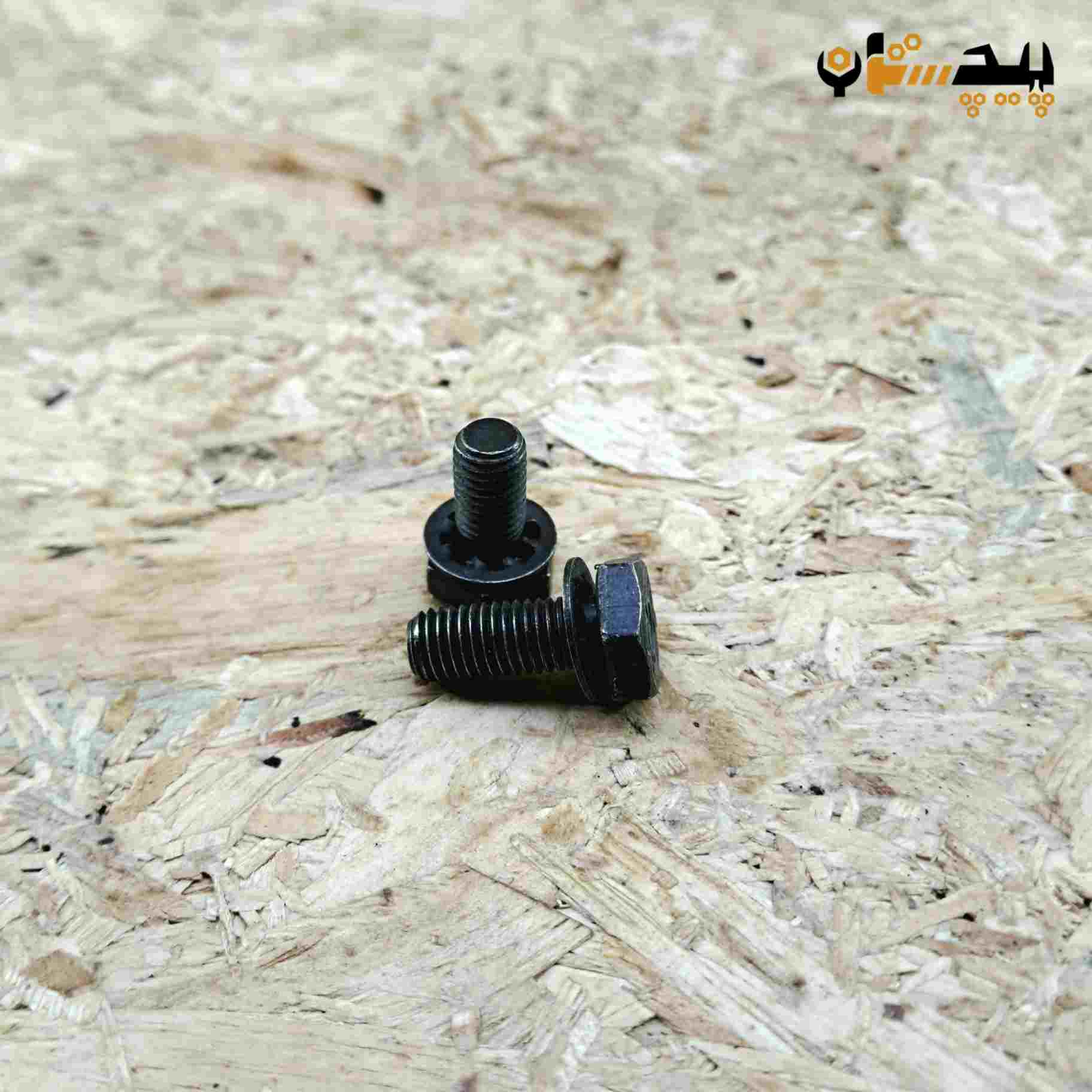 پیچ آچارخور تمام رزوه دنده ریز اینچی  سایز "1/4 طول "5/8 (معادل میلیمتر 16×6)