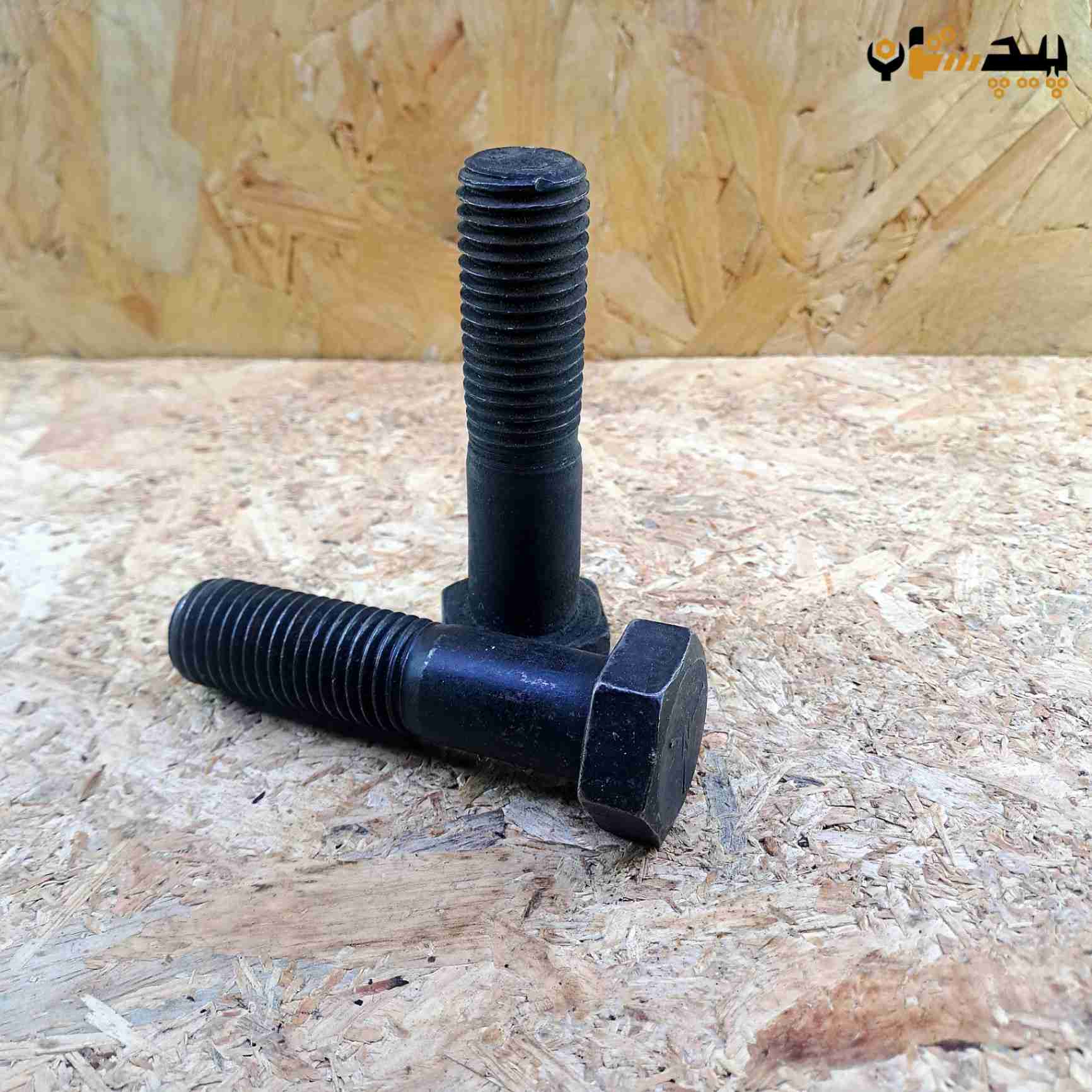 پیچ آچارخور نیم رزوه دنده درشت اینچی  سایز "1 طول "4 (معادل میلیمتر 100×25)