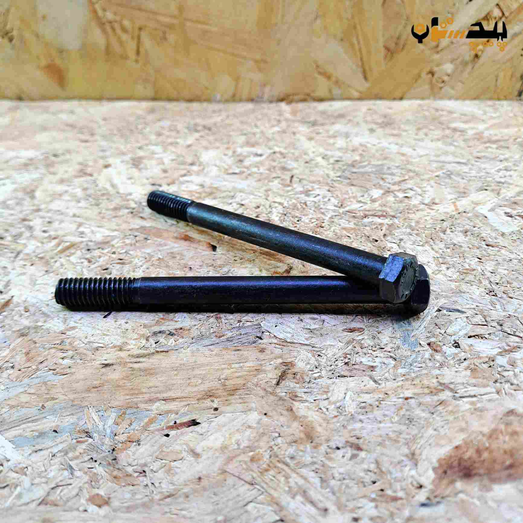 پیچ آچارخور نیم رزوه دنده درشت اینچی  سایز "3/8 طول "1/2-4 (معادل میلیمتر 110×9.5)