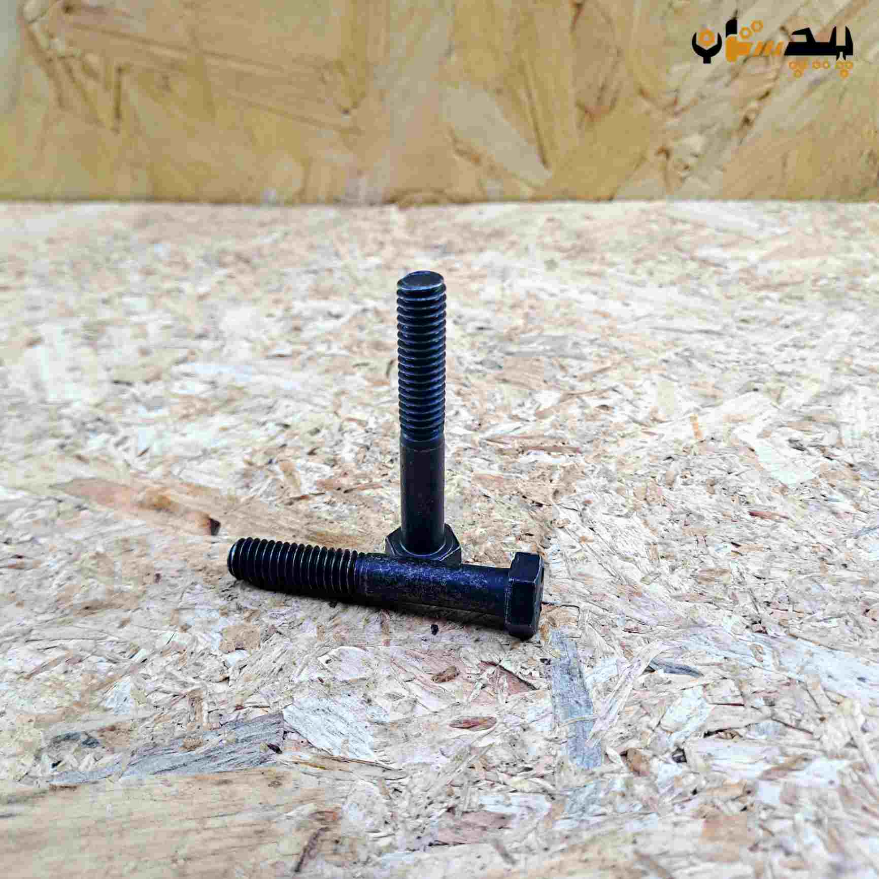 پیچ آچارخور نیم رزوه دنده درشت اینچی  سایز "5/16 طول "2 (معادل میلیمتر 50×8)