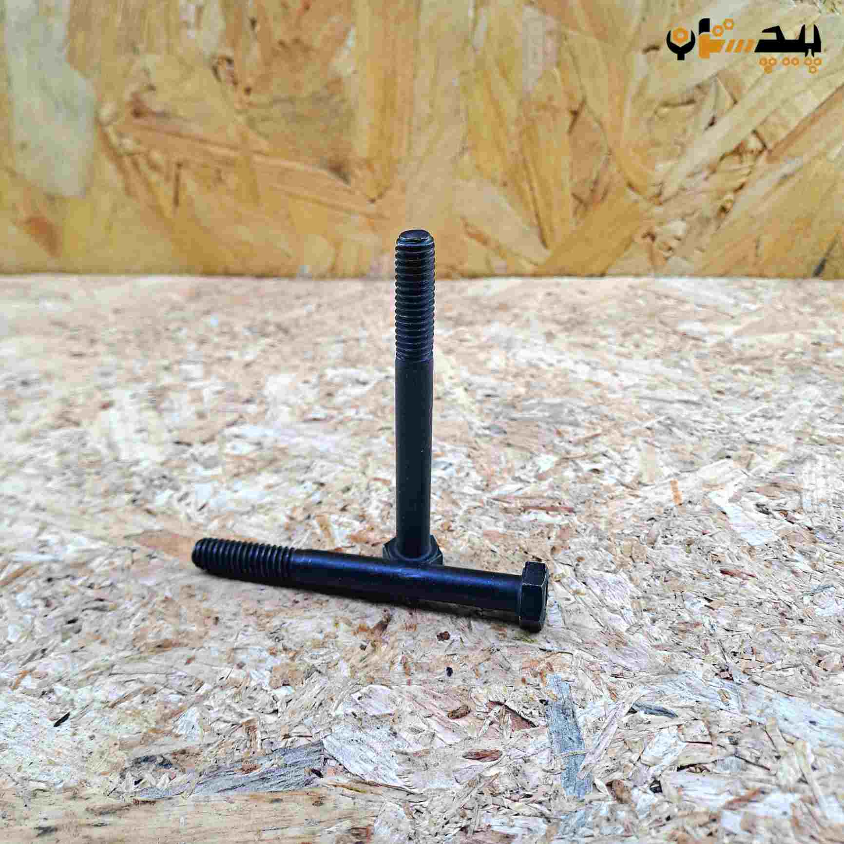 پیچ آچارخور نیم رزوه دنده درشت اینچی  سایز "5/16 طول "3 (معادل میلیمتر 75×8)