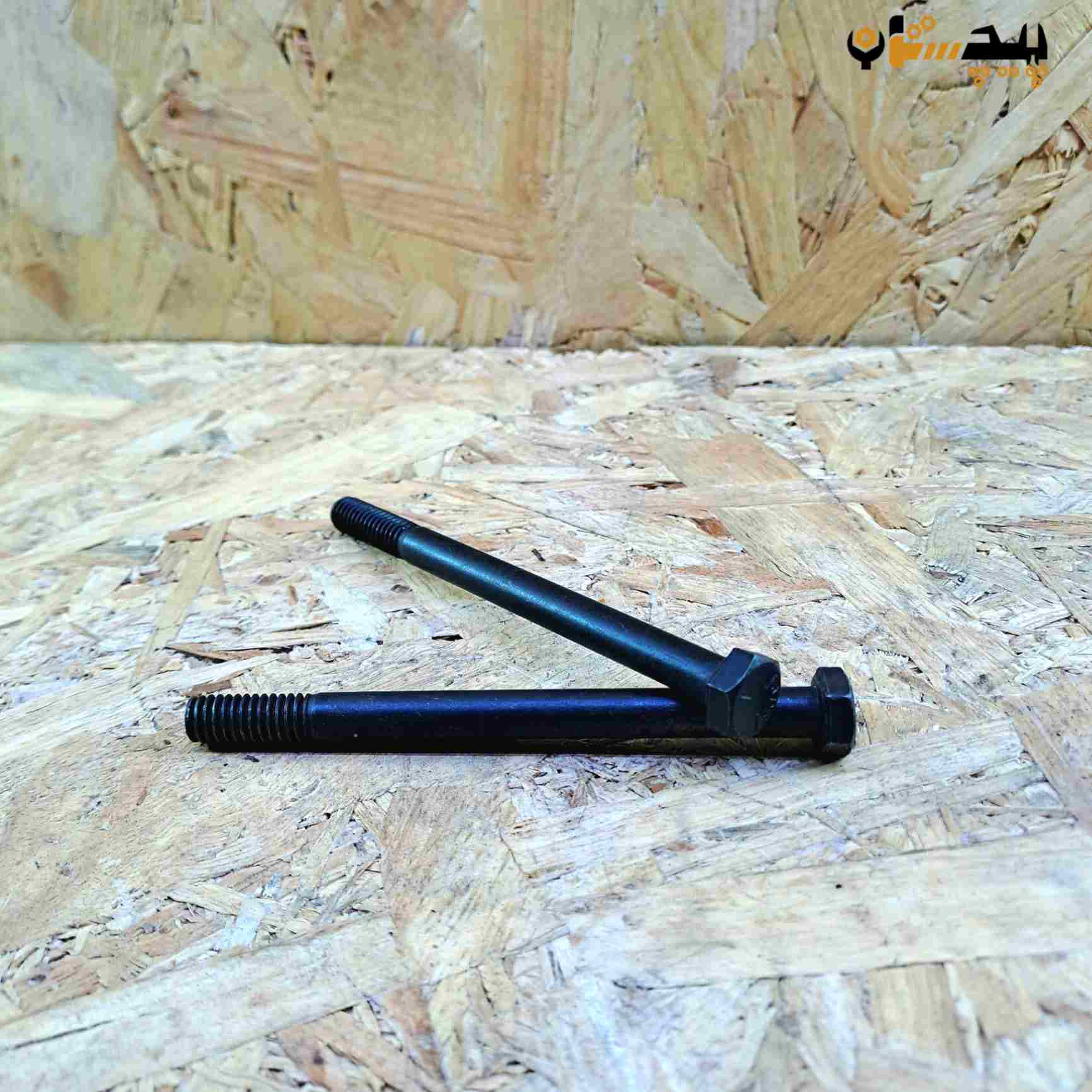 پیچ آچارخور نیم رزوه دنده درشت اینچی  سایز "5/16 طول "4 (معادل میلیمتر 100×8)