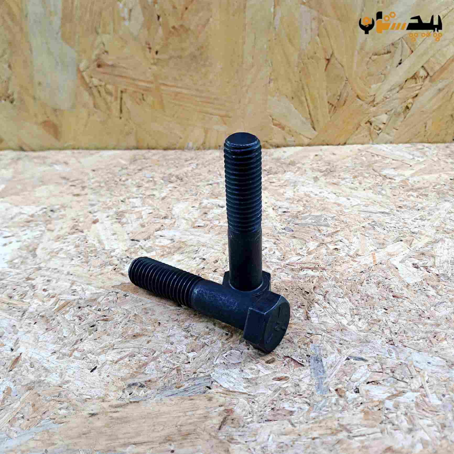 پیچ آچارخور نیم رزوه دنده درشت اینچی  سایز "5/8 طول "3 (معادل میلیمتر 75×16)