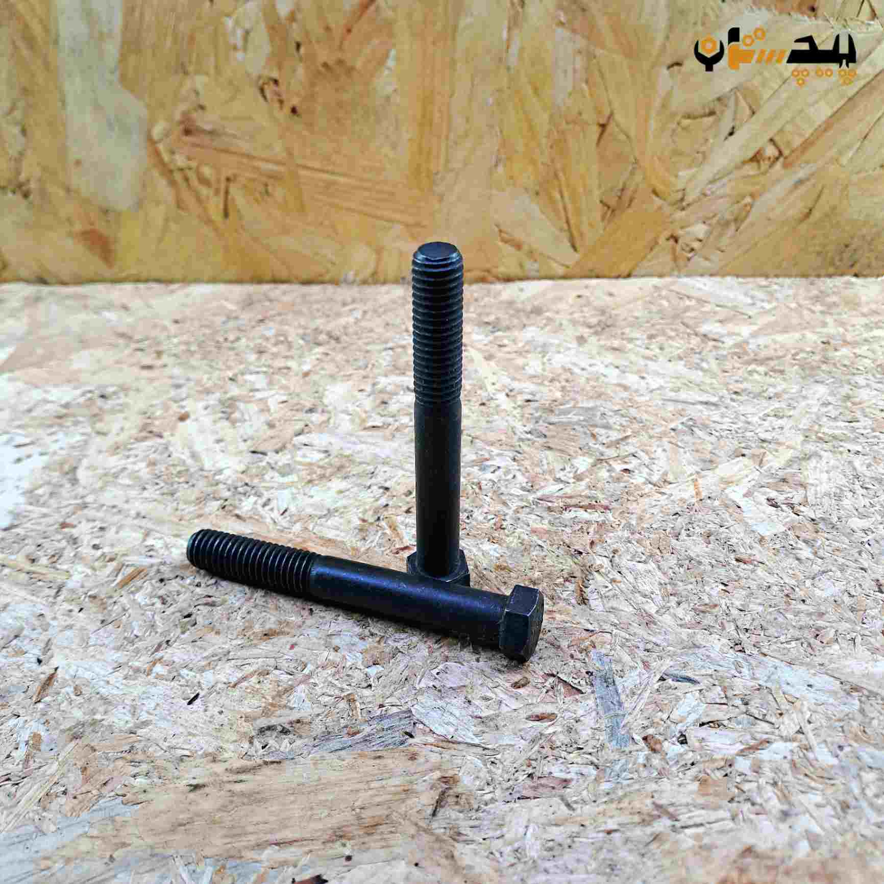 پیچ آچارخور نیم رزوه دنده درشت اینچی  سایز "7/16 طول "1/2-3 (معادل میلیمتر 90×11)