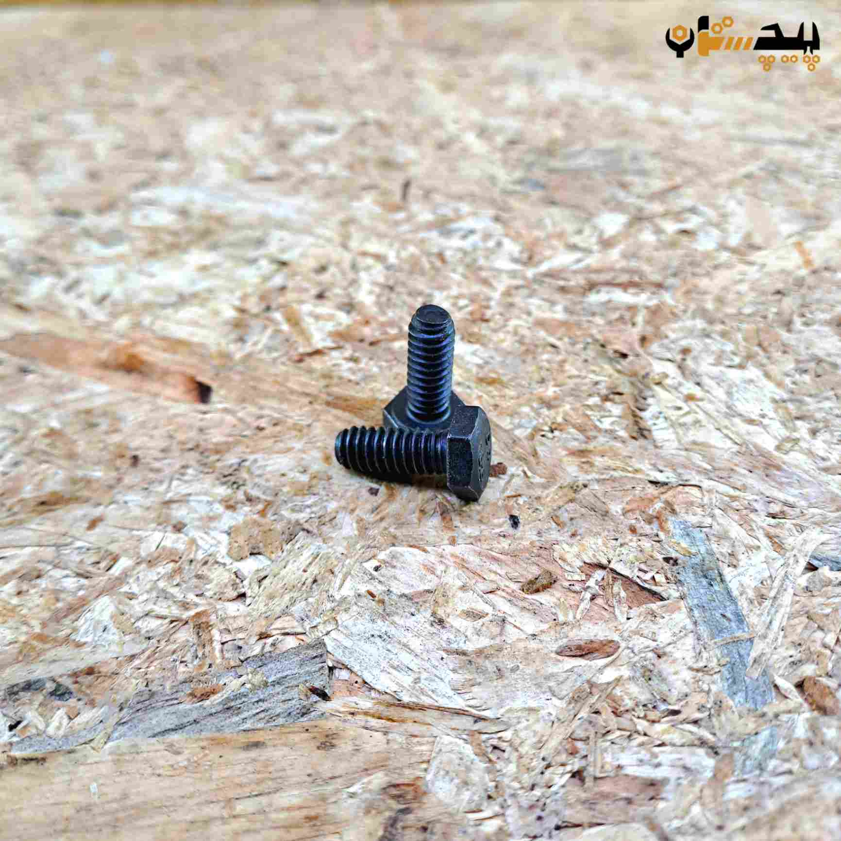 پیچ آچارخور تمام رزوه دنده درشت اینچی  سایز "1/4 طول "5/8 (معادل میلیمتر 16×6)