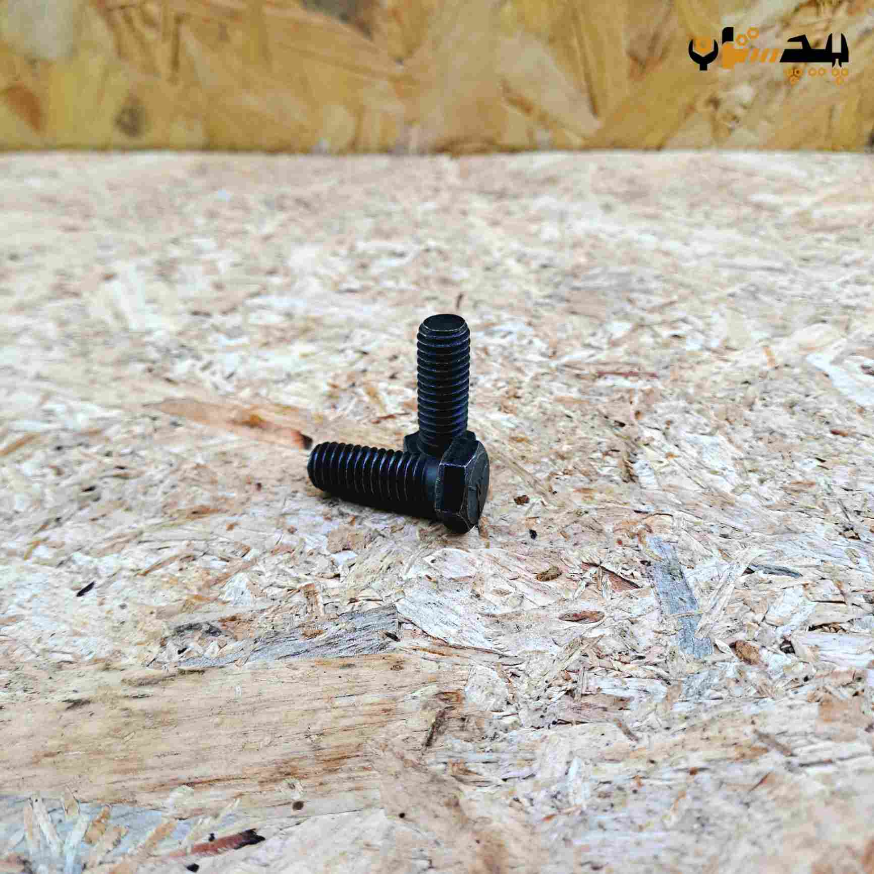 پیچ آچارخور تمام رزوه دنده درشت اینچی  سایز "3/8 طول "1 (معادل میلیمتر 25×9.5)