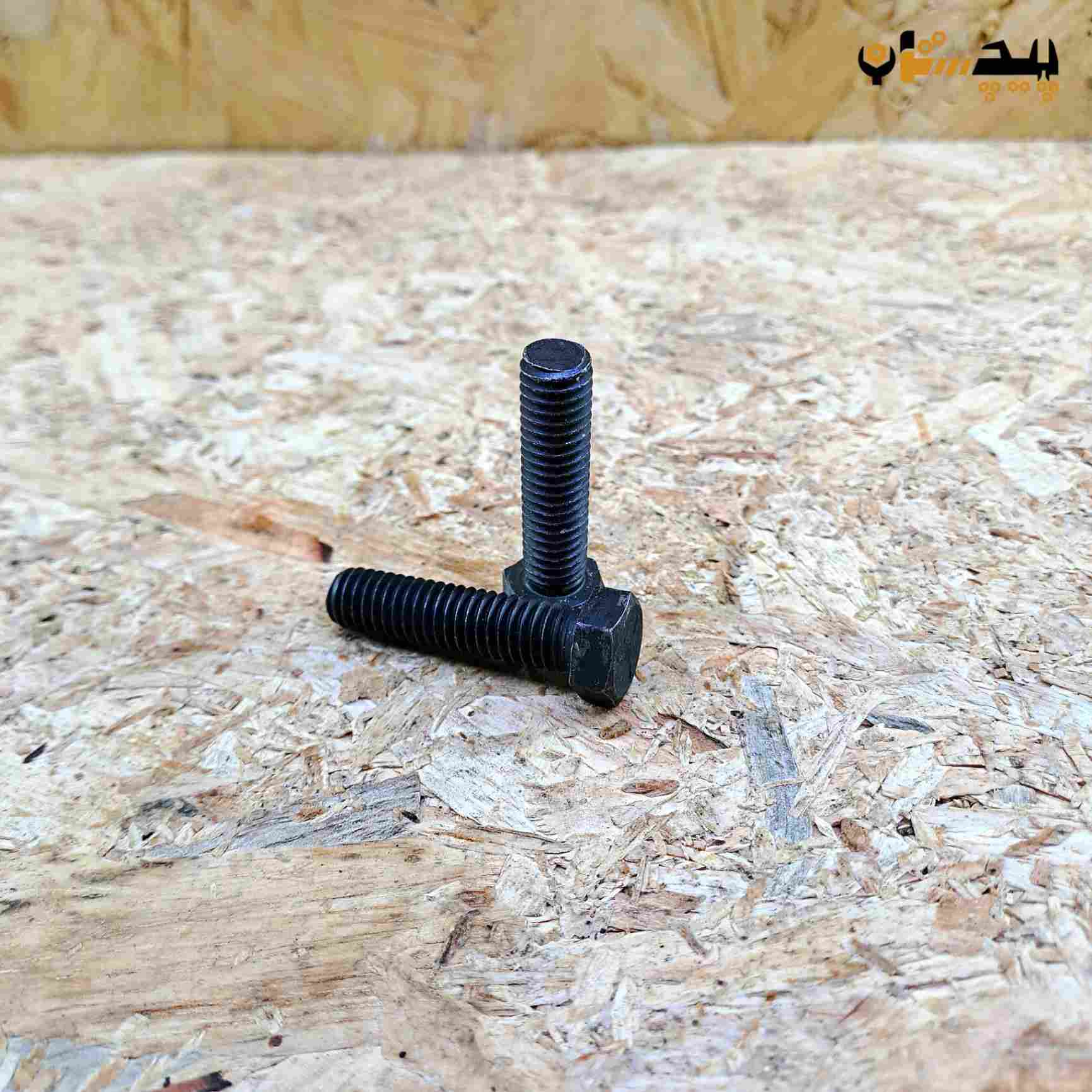 پیچ آچارخور تمام رزوه دنده درشت اینچی  سایز "3/8 طول "1/2-1 (معادل میلیمتر 38×9.5)