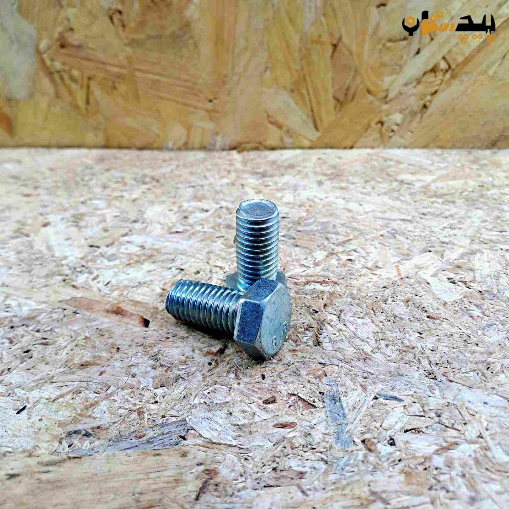 پیچ آچارخور تمام رزوه دنده درشت اینچی  سایز "5/8 طول "1/4-1 (معادل میلیمتر 32×16)