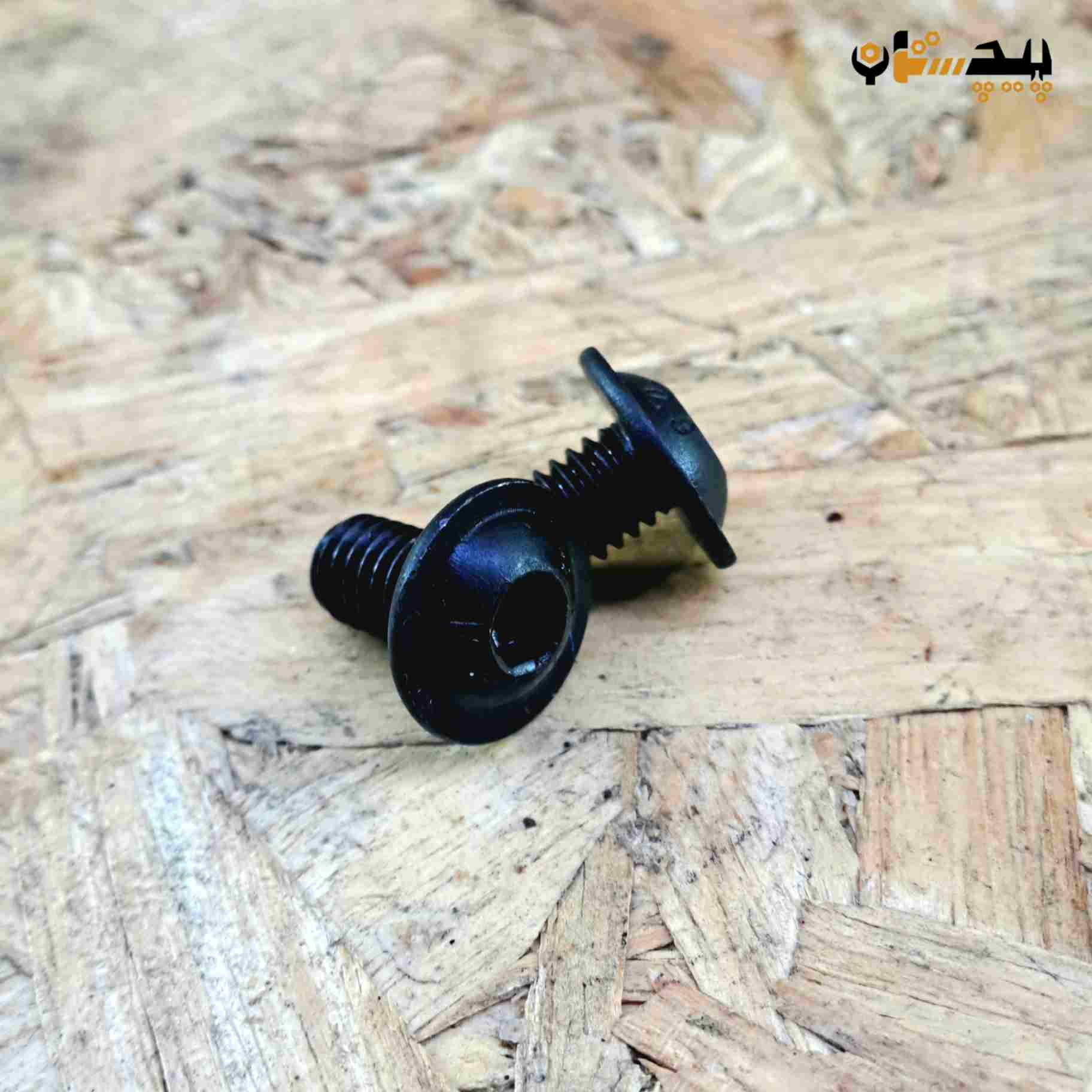 10373810610 پیچ آلن قارچی واشردار خشکه سایز 6 طول 10 - تصویر 1