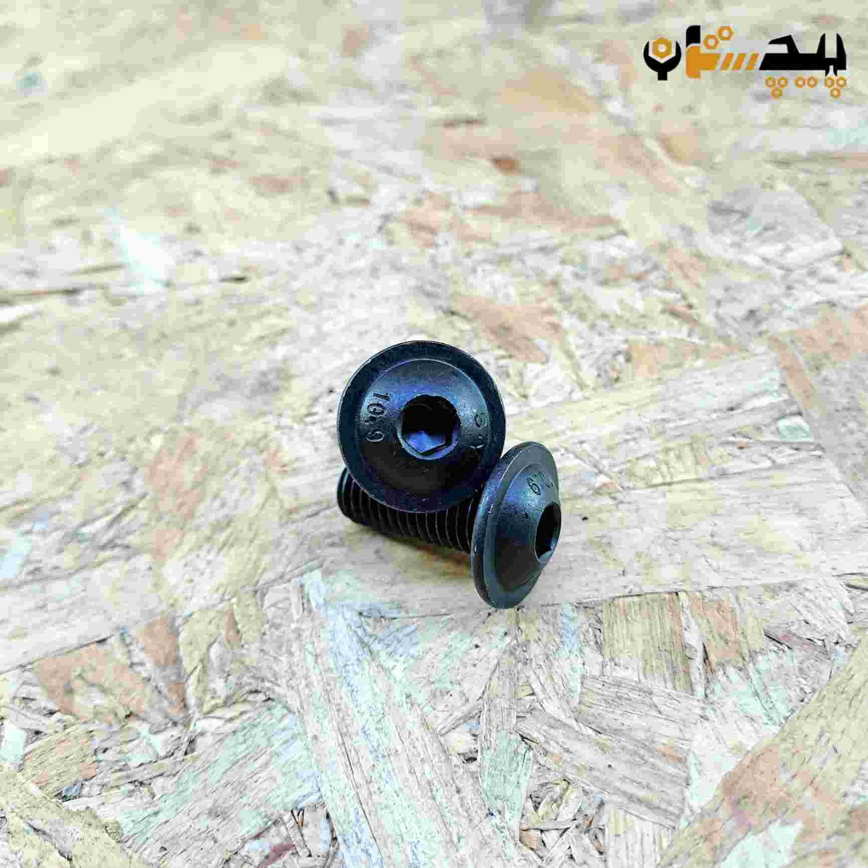 10373811025 پیچ آلن قارچی واشردار خشکه سایز 10 طول 25 - تصویر 1