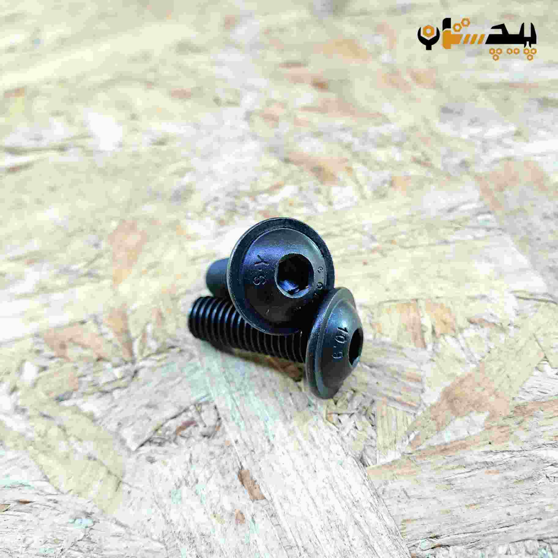10373811030 پیچ آلن قارچی واشردار خشکه سایز 10 طول 30 - تصویر 1