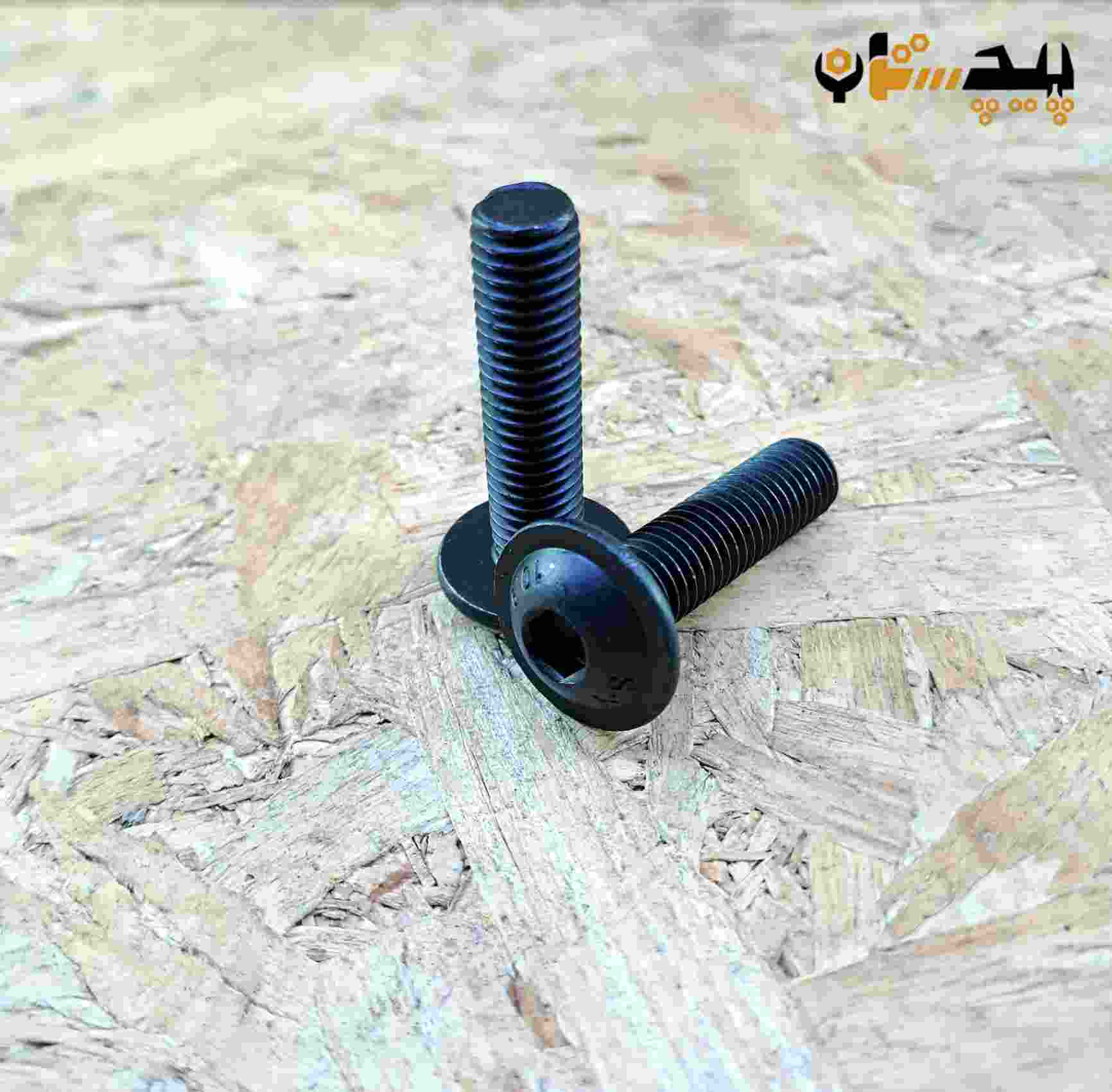 10373811040 پیچ آلن قارچی واشردار خشکه سایز 10 طول 40 - تصویر 1